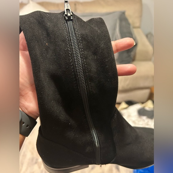 Also Black Over The Knee High Boots - Picture 7 of 11